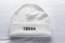 Load image into Gallery viewer, 78666 Beanie (White) (Double Embroidered)
