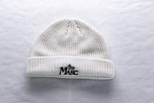 Load image into Gallery viewer, 78666 Short Knit Beanie (White) (Double Embroidered)
